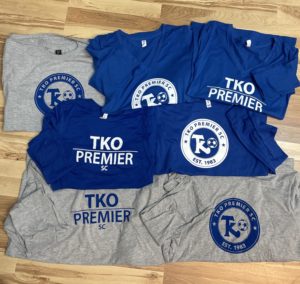 TKO Spiritwear collection of t-shirts