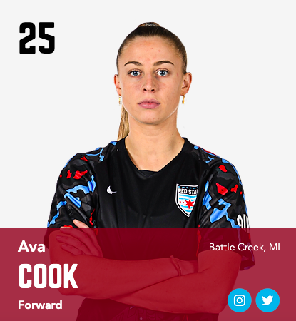 Ava Cook, Forward for Chicago Red Stars